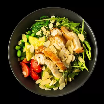 Teriyaki Chicken Poke Bowl