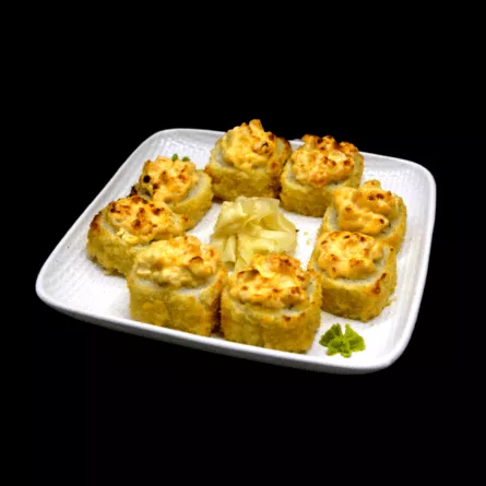 #031 Crunchy ebi sake hot maki
